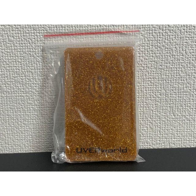 UVERworld パスケース ゴールドラメ  Gold エンタメ/ホビーのタレントグッズ(ミュージシャン)の商品写真