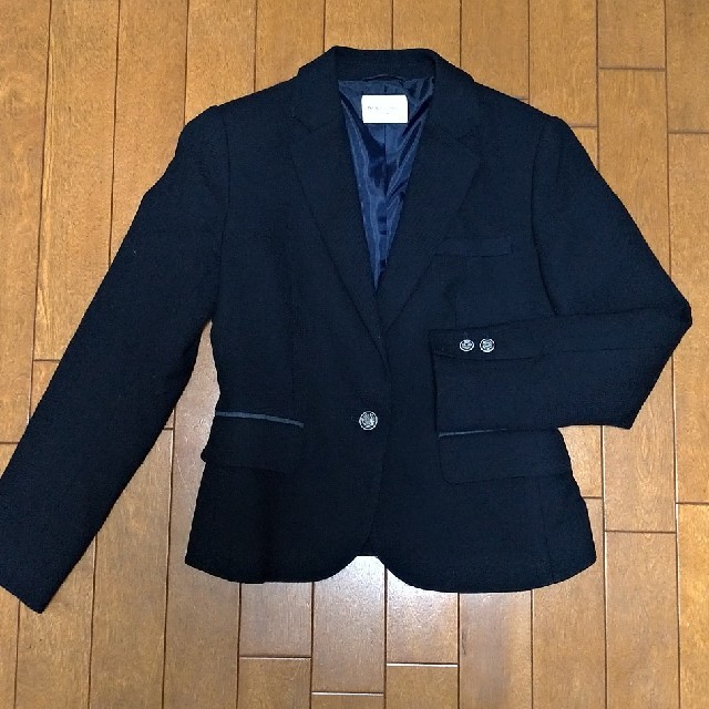 THE SUIT COMPANY(スーツカンパニー)の美品　スーツカンパニー　冬用ジャケット　ネイビー レディースのジャケット/アウター(テーラードジャケット)の商品写真