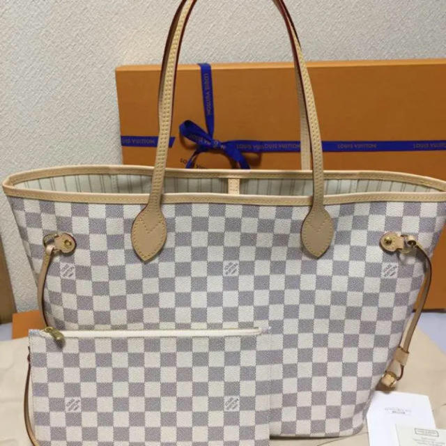 LOUIS VUITTON(ルイヴィトン)のルイ・ヴィトン（LOUIS VUITTON）ネヴァーフルMM ダミエ アズール♡ レディースのバッグ(トートバッグ)の商品写真