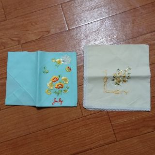 刺繍入りハンカチset(ハンカチ)