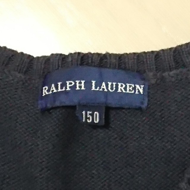Ralph Lauren(ラルフローレン)のさらに値下げ！　ラルフコットンニットベスト キッズ/ベビー/マタニティのキッズ服男の子用(90cm~)(ニット)の商品写真