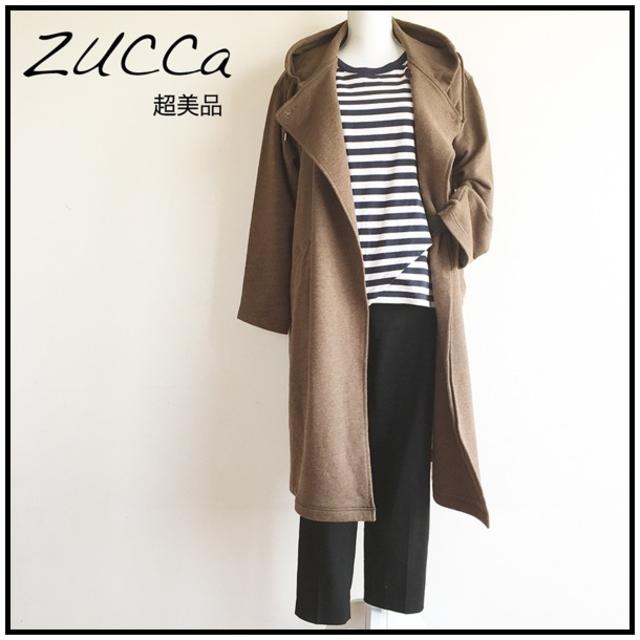 ZUCCa フード付 スプリングコート 超美品 ✲ ZUCCa フード付 スプリングコート 超美品 ✲