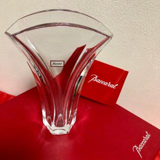 未使用 バカラ Baccarat ギンコ GINKGO VASE フラワーベース
