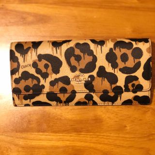 コーチ(COACH)のcoach レオパード財布(財布)