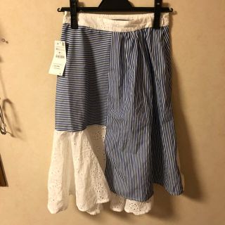 ザラ(ZARA)のパッチワーク風 スカート ZARA ザラ 完売品(ひざ丈スカート)