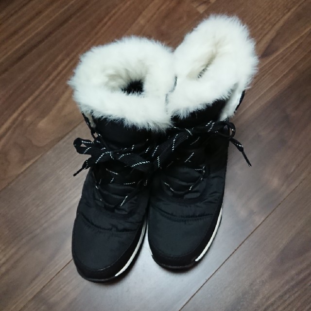 SOREL スノーブーツ 黒 レディース 25cm