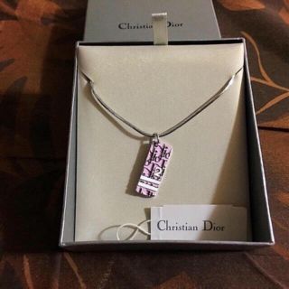 クリスチャンディオール(Christian Dior)のDior ディオール  トロッター ネックレス ピンク ✿新品同様(ネックレス)