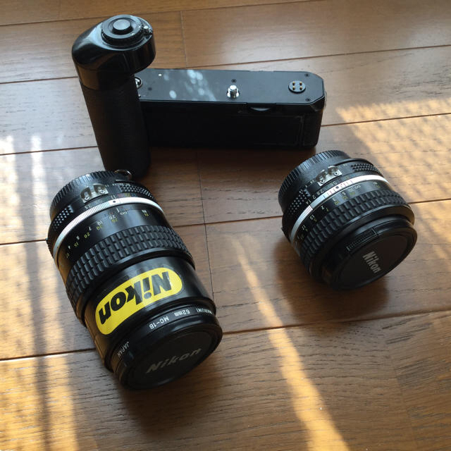 Nikon FE モータードライブ、レンズセット
