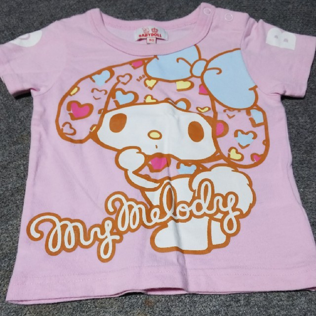 BABYDOLL(ベビードール)のベビードール Tシャツ 2点 キッズ/ベビー/マタニティのベビー服(~85cm)(Ｔシャツ)の商品写真