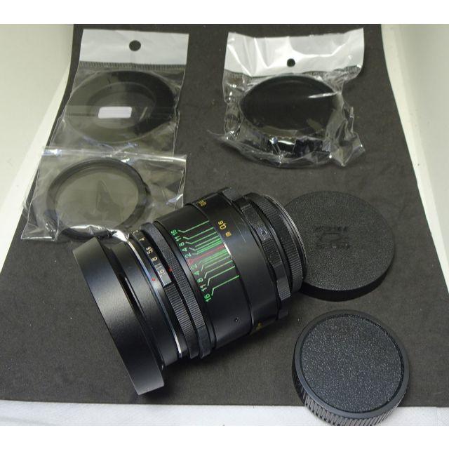 135 美品 ぐるぐるボケレンズ Helios44-2 アダプター付 - レンズ(単焦点)