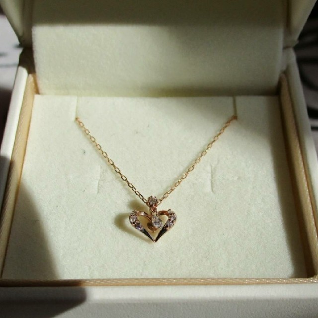 Samantha Tiara(サマンサティアラ)のSamantha Tiara　ネックレス　ピンクゴールド　ダイアモンド　K18 レディースのアクセサリー(ネックレス)の商品写真