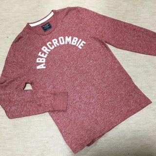 アバクロンビーアンドフィッチ(Abercrombie&Fitch)のアバクロンビー&フィッチ ロゴロングスリーブTee  Sサイズ(Tシャツ/カットソー(七分/長袖))