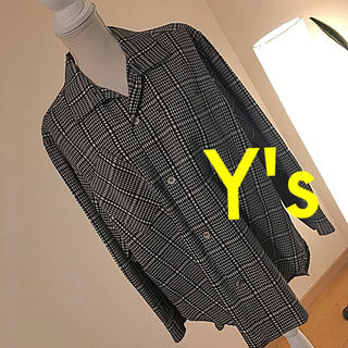 ワイズ(Y's)のY'sワイズ デザインチェックシャツ ユニセックス(シャツ)