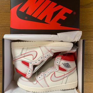 ナイキ(NIKE)のAirJordan AJ1 university PHANTOM 28cm(スニーカー)