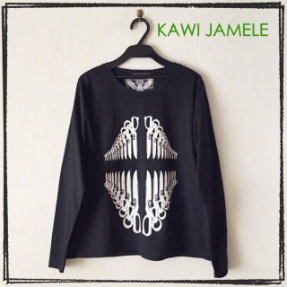 カウイジャミール(KAWI JAMELE)のKAWI JAMELE ハサミ柄ロンT(Tシャツ(長袖/七分))