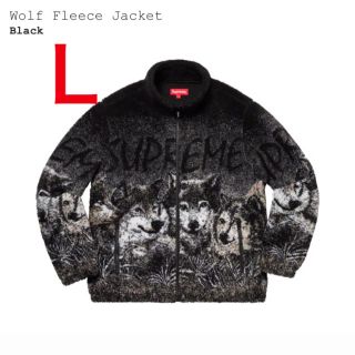 シュプリーム(Supreme)のＬ Wolf Fleece Jacket(ブルゾン)