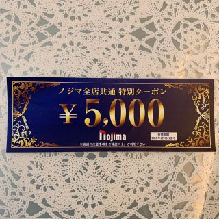 ノジマ全店共通 特別5000円クーポン★2019年4月30日までの使用期限(ショッピング)