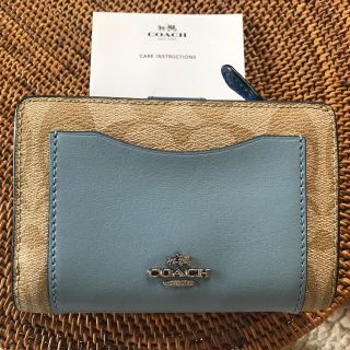 コーチ(COACH)のこむぎ様専用      新品  coach  折りたたみ財布(財布)