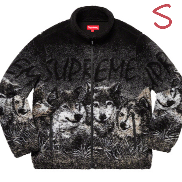 Supreme wolf fleece jacket Sサイズ