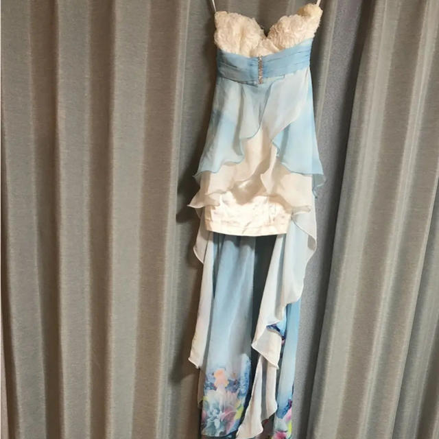 ドレス 花柄  ロングテール  レディースのフォーマル/ドレス(ナイトドレス)の商品写真