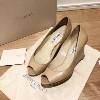 ジミーチュウ(JIMMY CHOO)のJIMMY CHOO ウエッジパンプス 38.5(ハイヒール/パンプス)