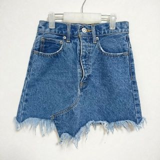 マウジー(moussy)のMOUSSY ハイウエストデニムスカート(ミニスカート)