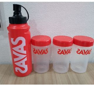 ザバス(SAVAS)の★ザバスシェイカー3個＆ザバススクイズボトルセット(トレーニング用品)