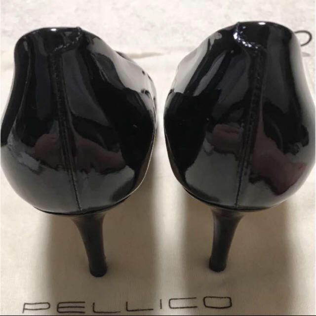 PELLICO(ペリーコ)の新品 ペリーコ パンプス サンダル 黒 ブラック レディースの靴/シューズ(ハイヒール/パンプス)の商品写真