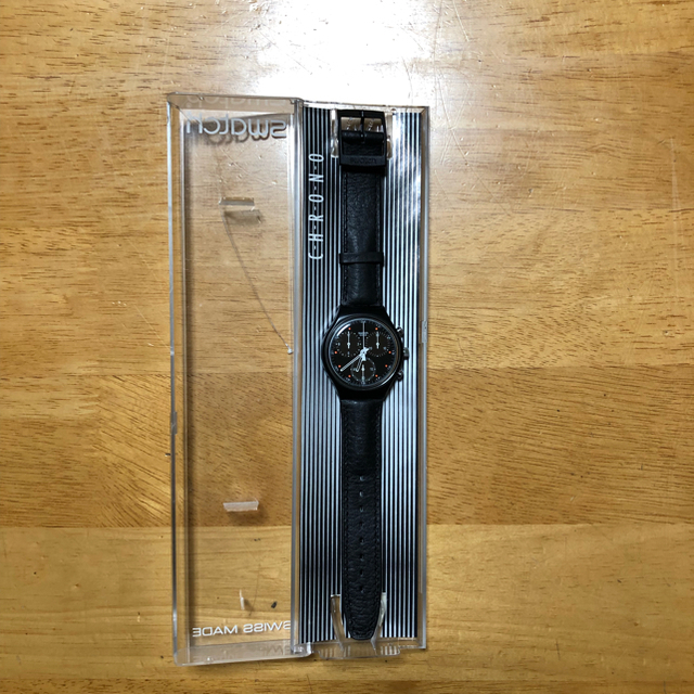 swatch(スウォッチ)のswatch 1990 クロノ初期  wall street オールドスウォッチ メンズの時計(腕時計(アナログ))の商品写真