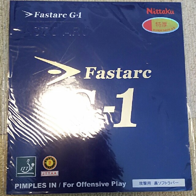 Nittaku(ニッタク)のファスタークG1 赤 特厚 新品 スポーツ/アウトドアのスポーツ/アウトドア その他(卓球)の商品写真