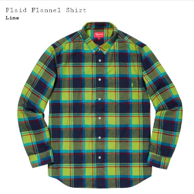 シャツSupreme Plaid Flannel Shirt sizeM