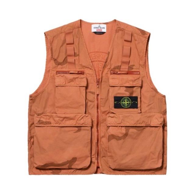 Supreme - 込み L Supreme Stone Island Camo Cargo Ves