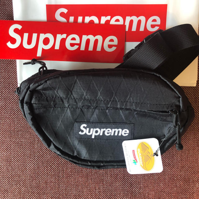 supreme 18aw waist bag ウエストバック 黒