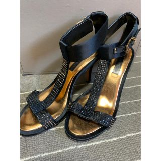 ビーシービージーマックスアズリア(BCBGMAXAZRIA)のmiona様専用☆美品 BCBG サテンサンダル(サンダル)