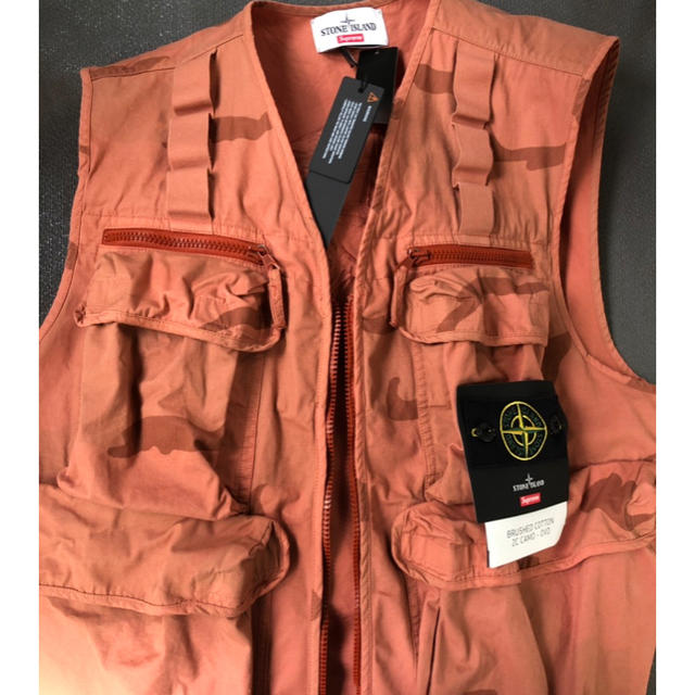 Supreme x STONE ISLAND Vest Lサイズ