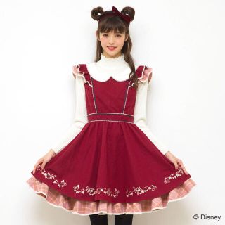 SECRET HONEY×Disney ミニー ベリーちゃん エプロンワンピース