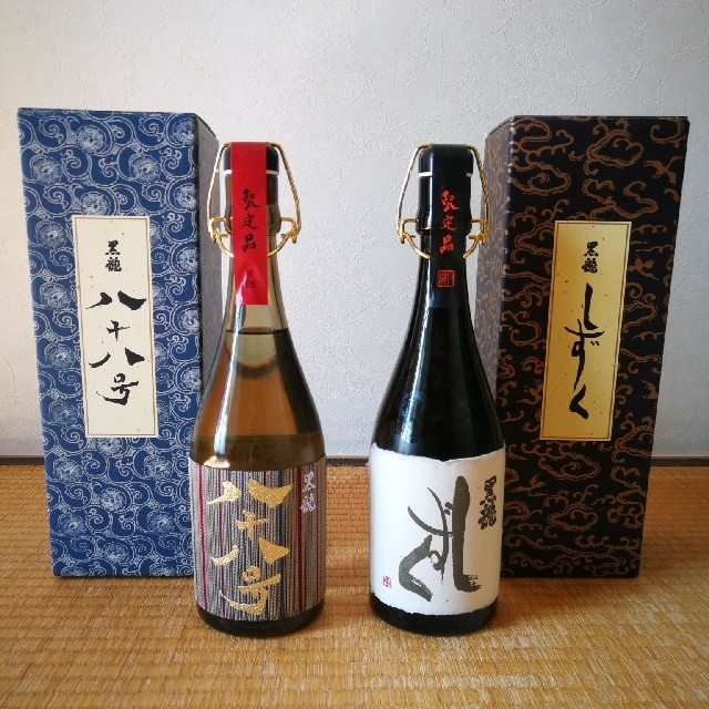 最終値下げ‼️黒龍 しずく・八十八号 720ml 2本セット スーパーDEAL