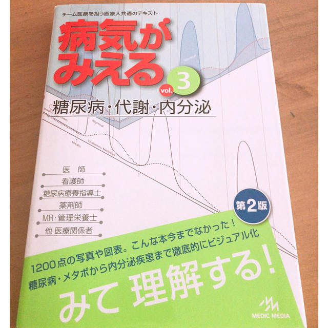 学研(ガッケン)の病気がみえる 糖尿病 代謝 内分泌♡ エンタメ/ホビーの本(健康/医学)の商品写真