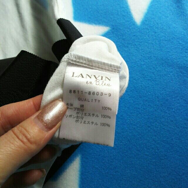 LANVIN en Bleu(ランバンオンブルー)のランバンオンブルー    Tシャツ レディースのトップス(Tシャツ(半袖/袖なし))の商品写真