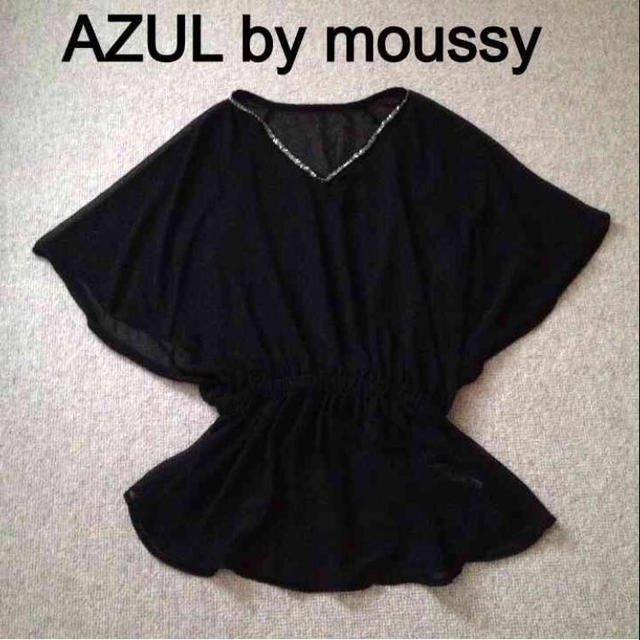 AZUL by moussy(アズールバイマウジー)のマウジー♡シフォンチュニック レディースのトップス(チュニック)の商品写真