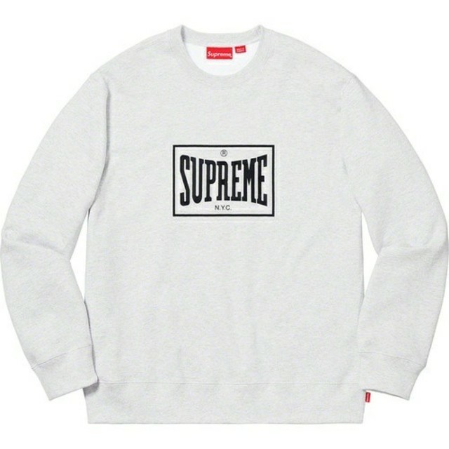 M supreme warm up crewneck