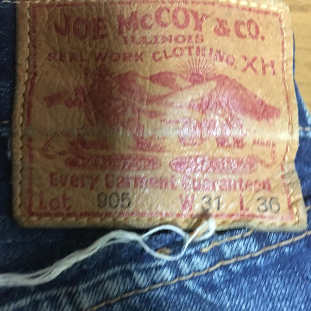 THE REAL McCOY'S(ザリアルマッコイズ)のJOE McCOY 905 メンズのパンツ(デニム/ジーンズ)の商品写真