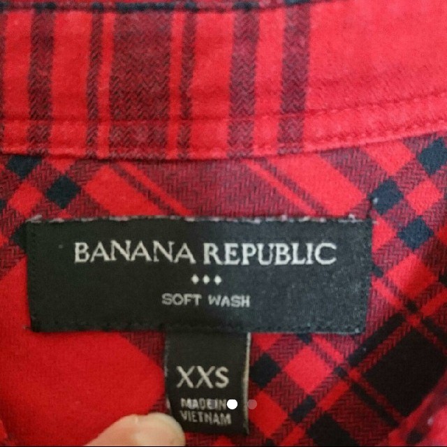 Banana Republic(バナナリパブリック)のバナナ・リパブリック チェックシャツ XXSサイズ レディースのトップス(シャツ/ブラウス(長袖/七分))の商品写真