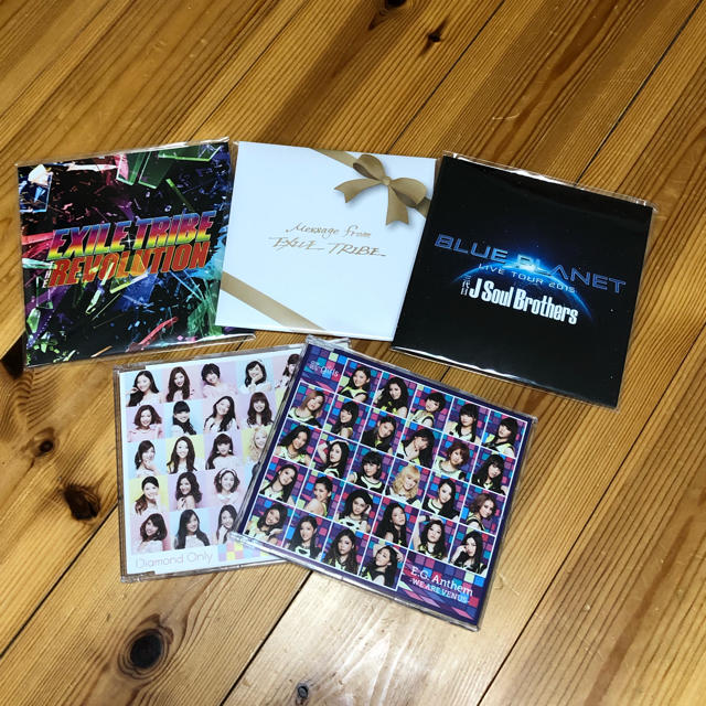 E-girls、Flower、EXILETRIBE CD