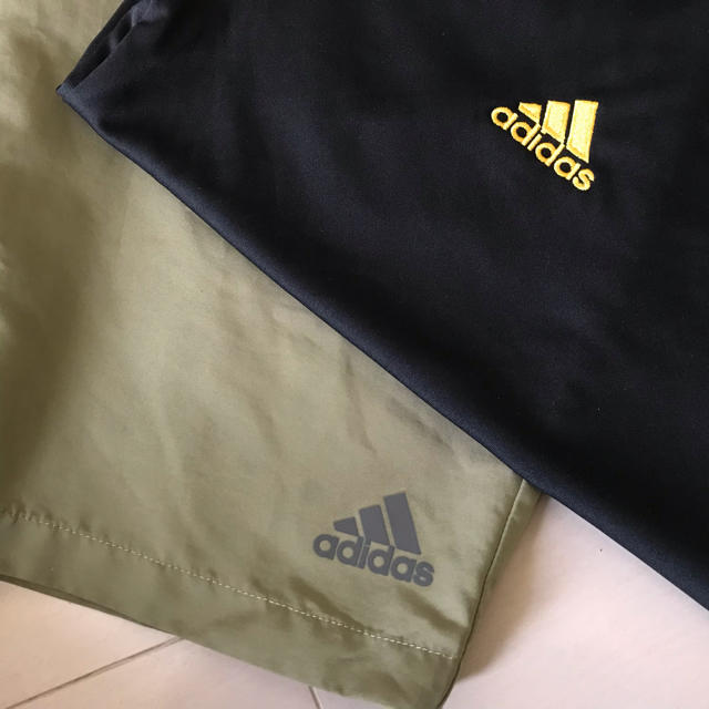 adidas(アディダス)の【美品】adidas アディダス ハーフパンツ Tシャツセット 150 キッズ/ベビー/マタニティのキッズ服男の子用(90cm~)(Tシャツ/カットソー)の商品写真