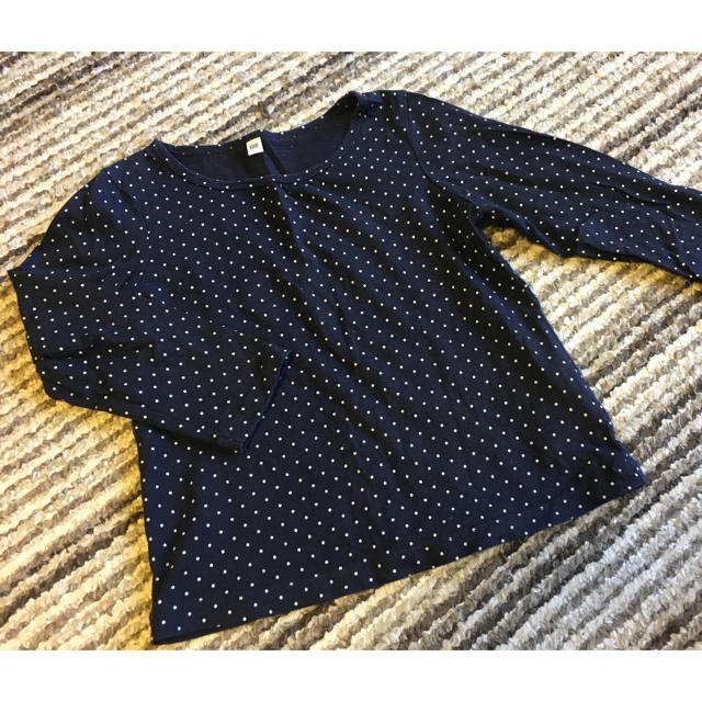 MUJI (無印良品)(ムジルシリョウヒン)の【used】無印良品 Tシャツ100 キッズ/ベビー/マタニティのキッズ服女の子用(90cm~)(Tシャツ/カットソー)の商品写真