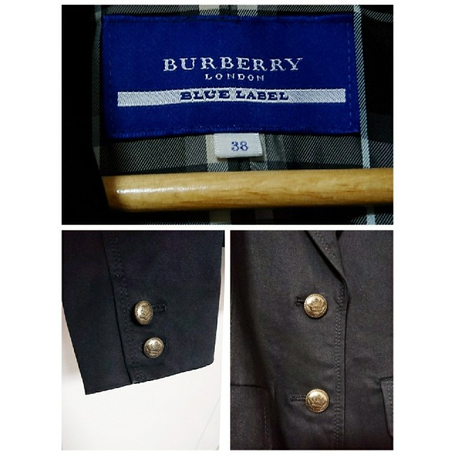 BURBERRY BLUE LABEL(バーバリーブルーレーベル)のBURBERRY BLUE LABEL ジャケット レディースのジャケット/アウター(テーラードジャケット)の商品写真