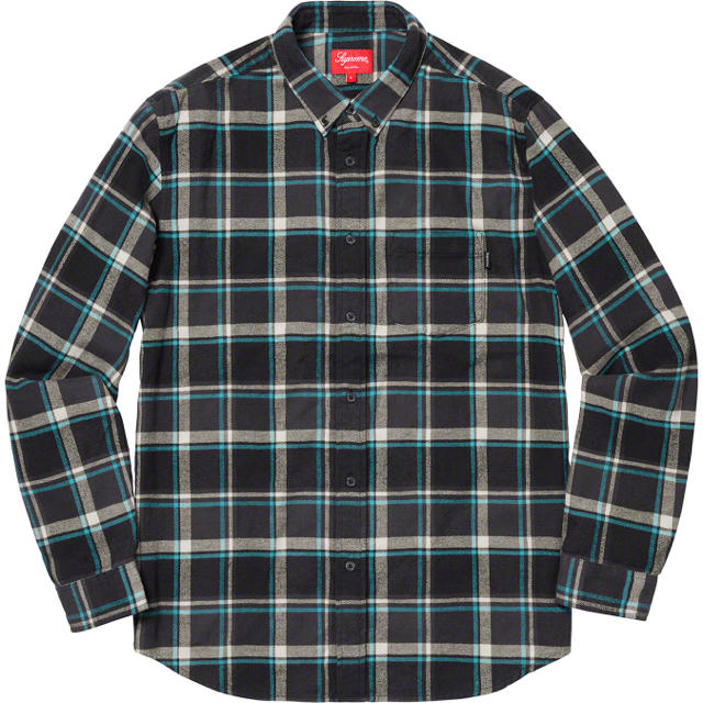 【S】Supreme Plaid Flannel Shirt