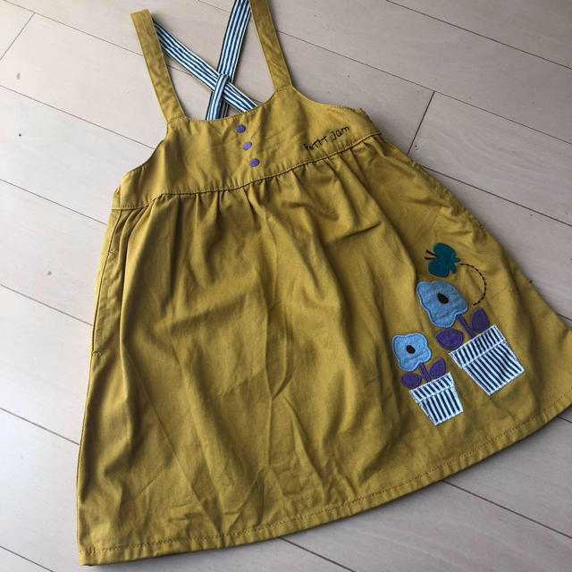 Petit jam(プチジャム)のtomato様専用   プチジャム  ジャンバースカート   キッズ/ベビー/マタニティのキッズ服女の子用(90cm~)(ワンピース)の商品写真