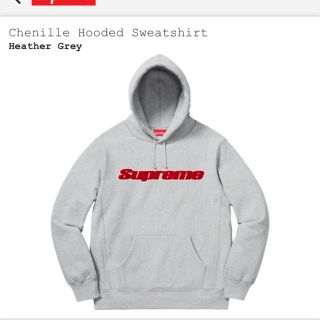 シュプリーム(Supreme)の国内正規品 supreme Chenille Hooded Sweatshirt(パーカー)